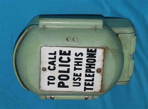 antique western electric police call box|WESTERN ELECTRIC 1960's FIRE ALARM TELEPHONE .